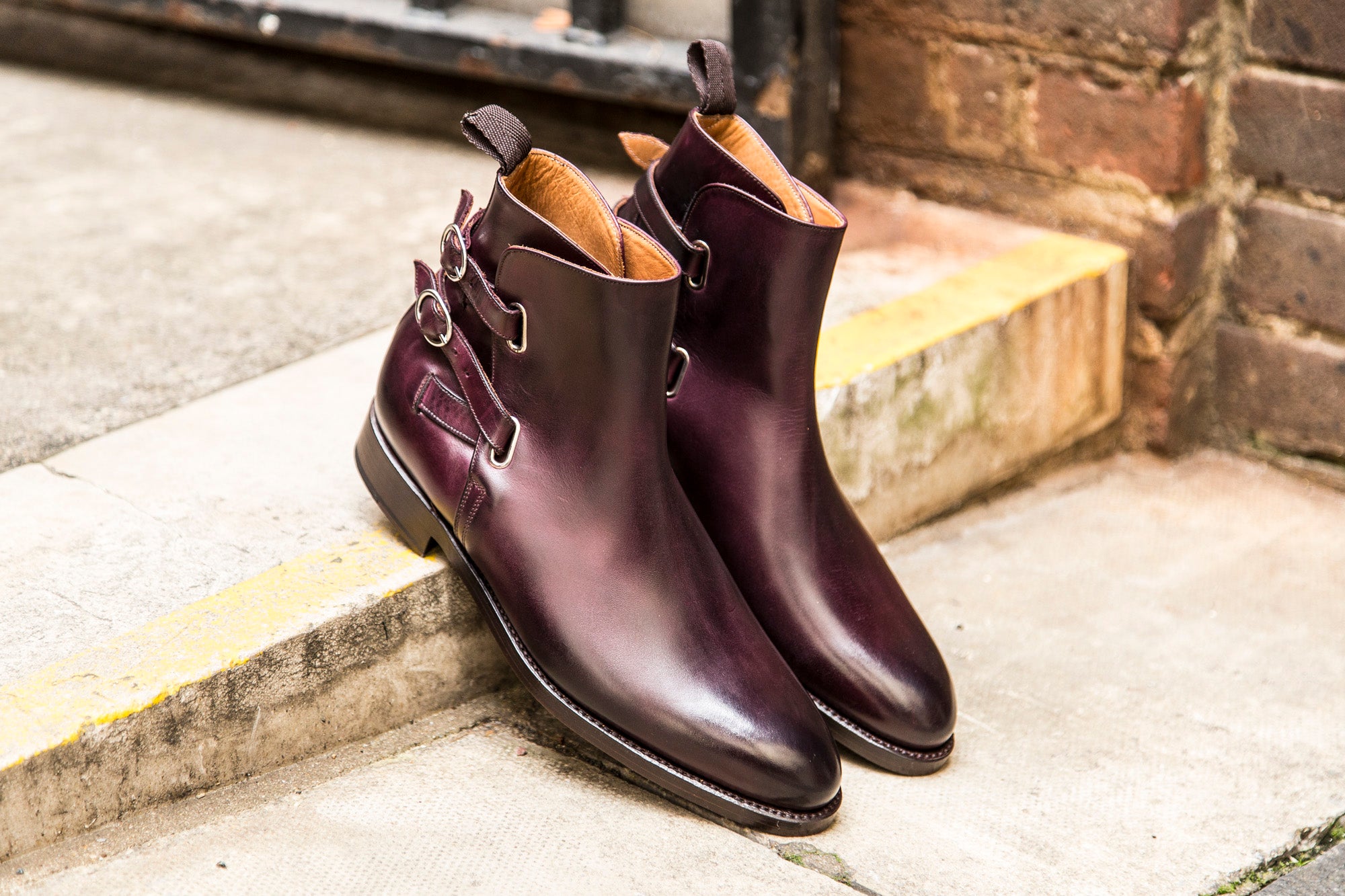 Genesee GMTO - Mulberry Calf: Sophisticated and Luxurious Leather Shoes