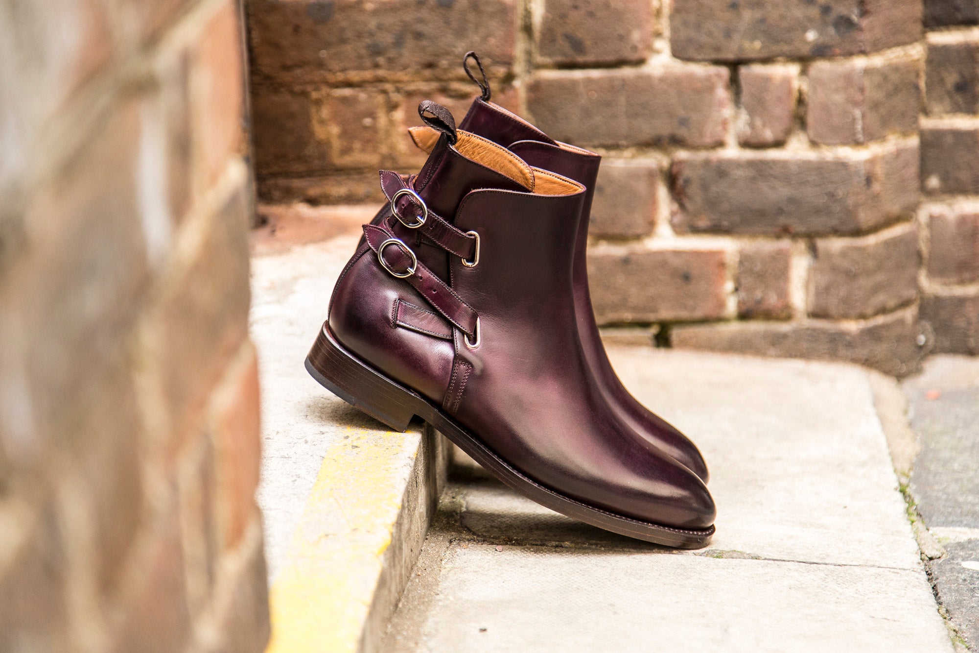 Genesee GMTO - Mulberry Calf: Sophisticated and Luxurious Leather Shoes