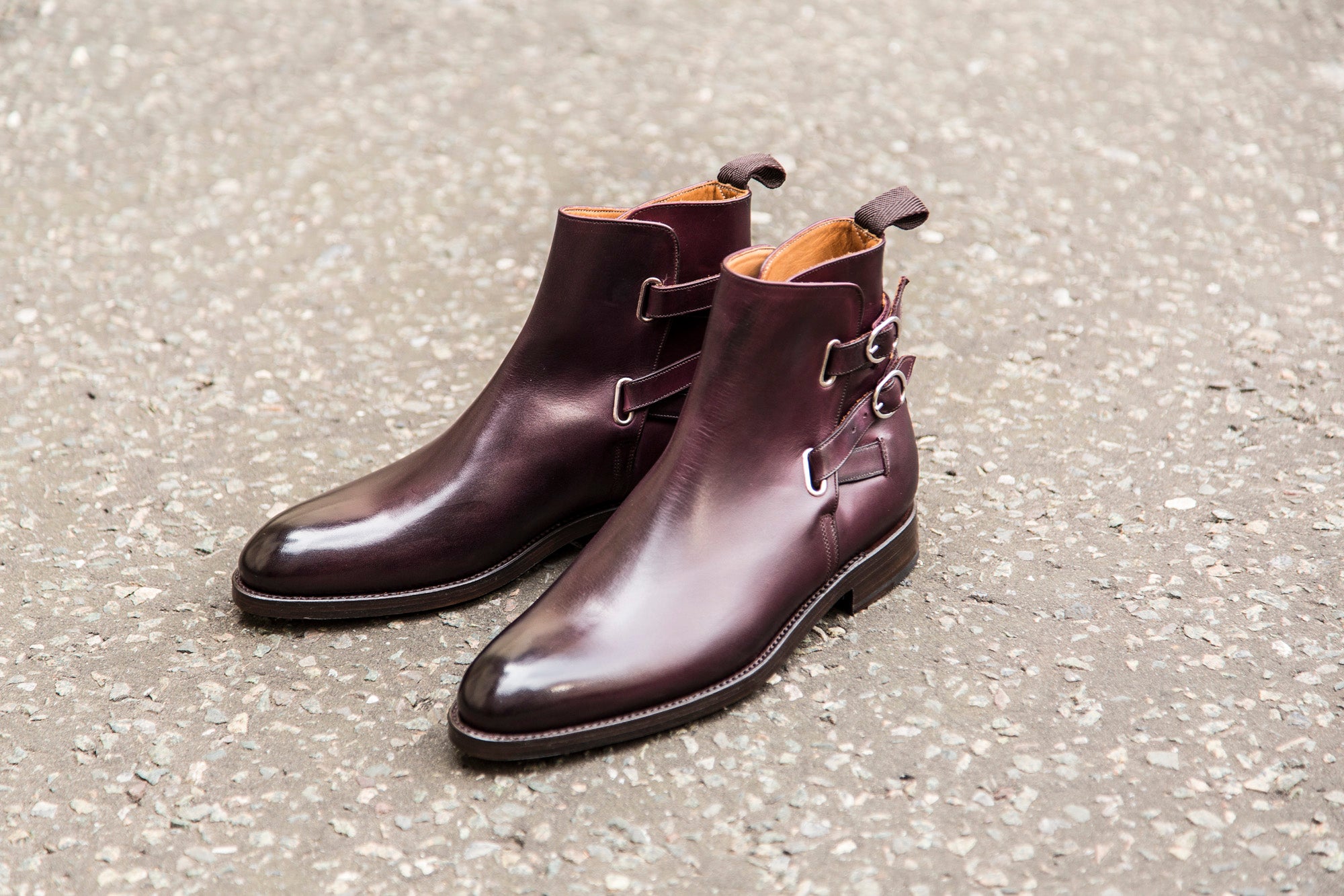 Genesee GMTO - Mulberry Calf: Sophisticated and Luxurious Leather Shoes