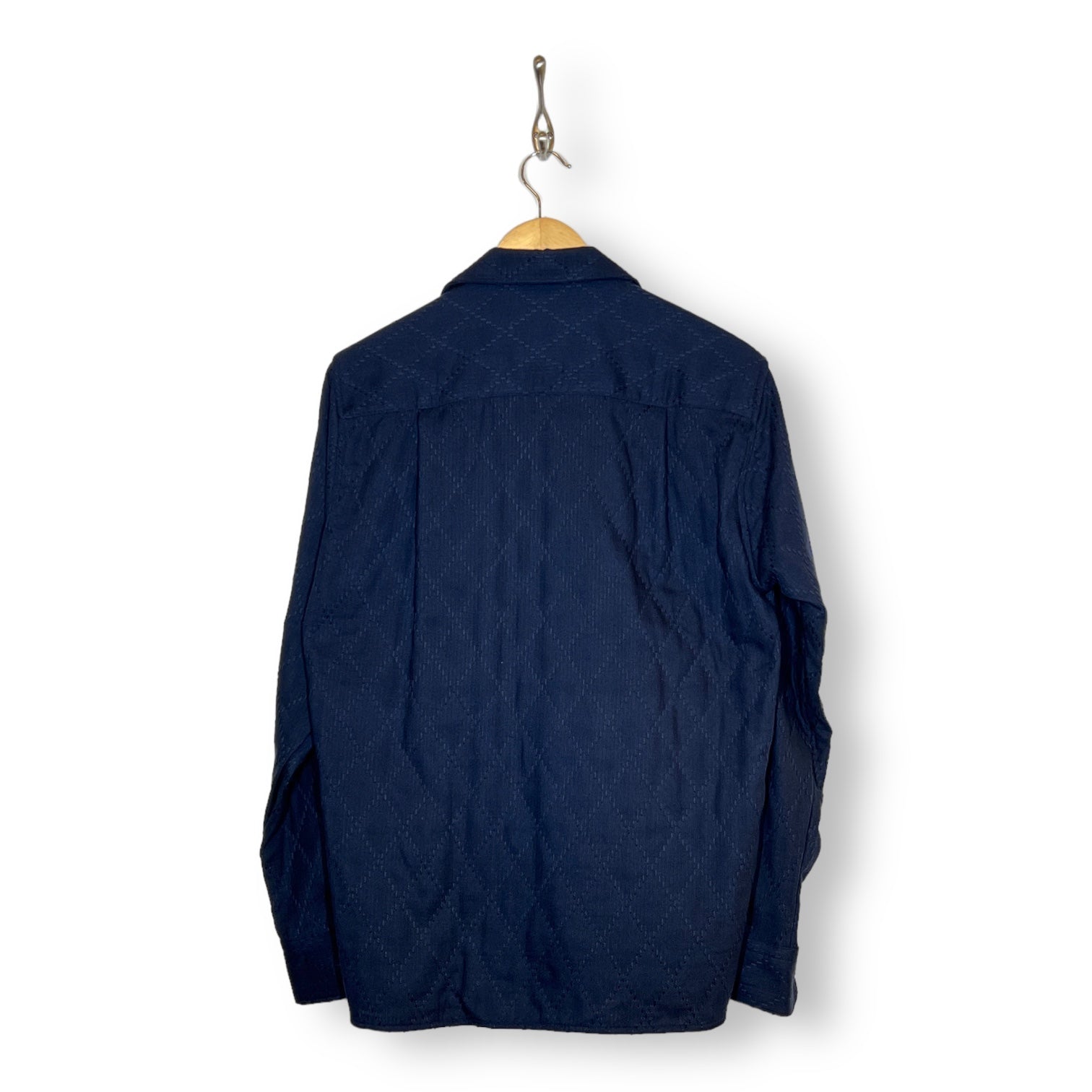 Gitman Brothers Indigo Sashiko Dobby Camp Shirt