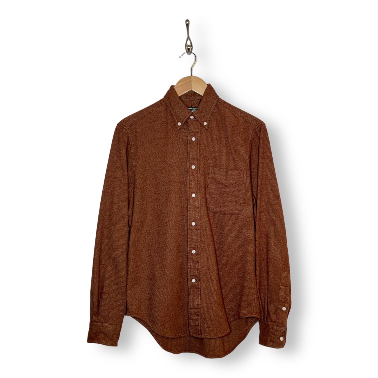 Gitman Brothers Vintage flannel shirt in rust.