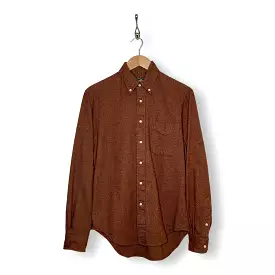 Gitman Brothers Vintage flannel shirt in rust.