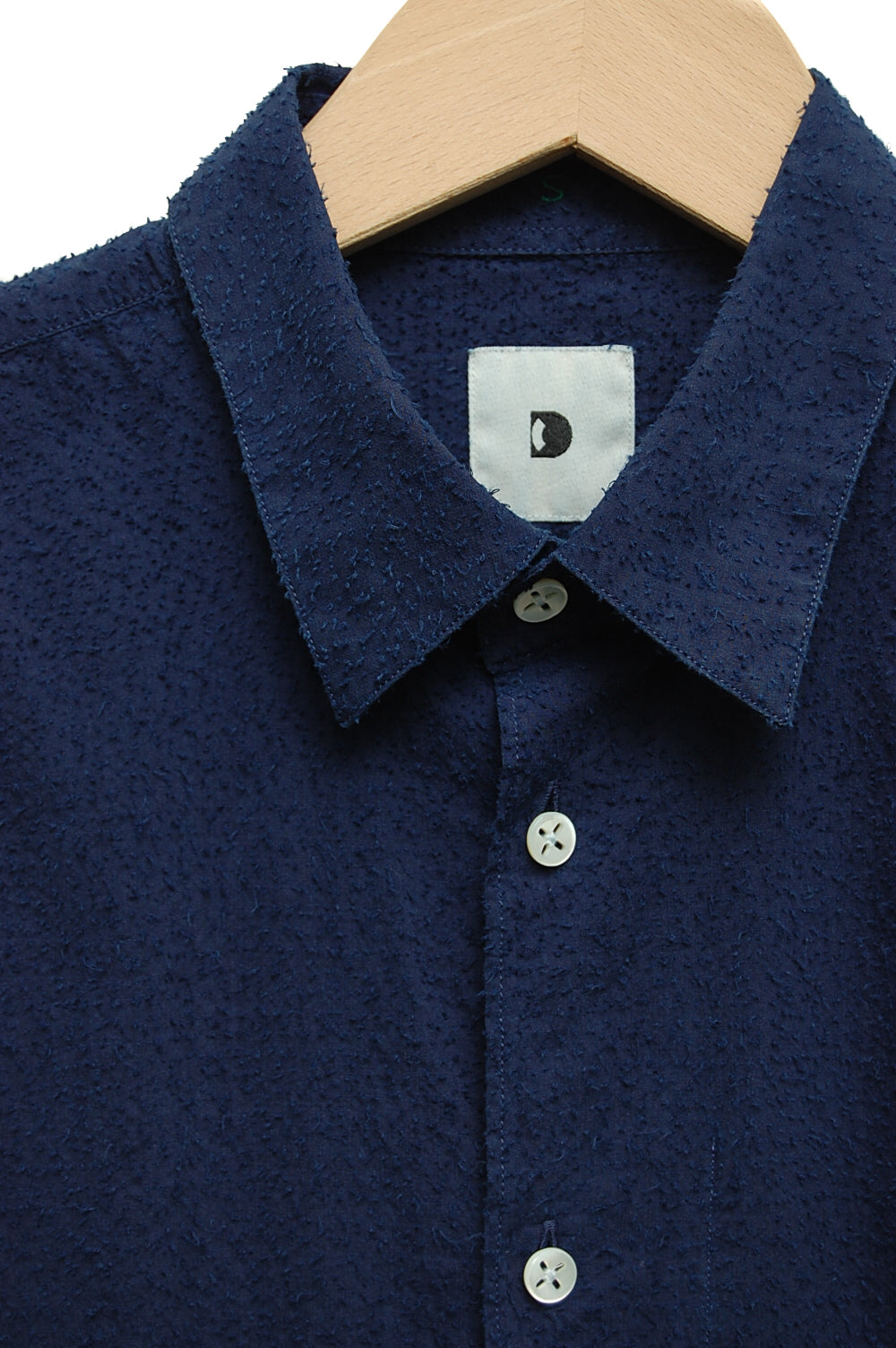 Google SEO friendly result: Delikatessen D715/340AB navy chenille shirt - Feel Good