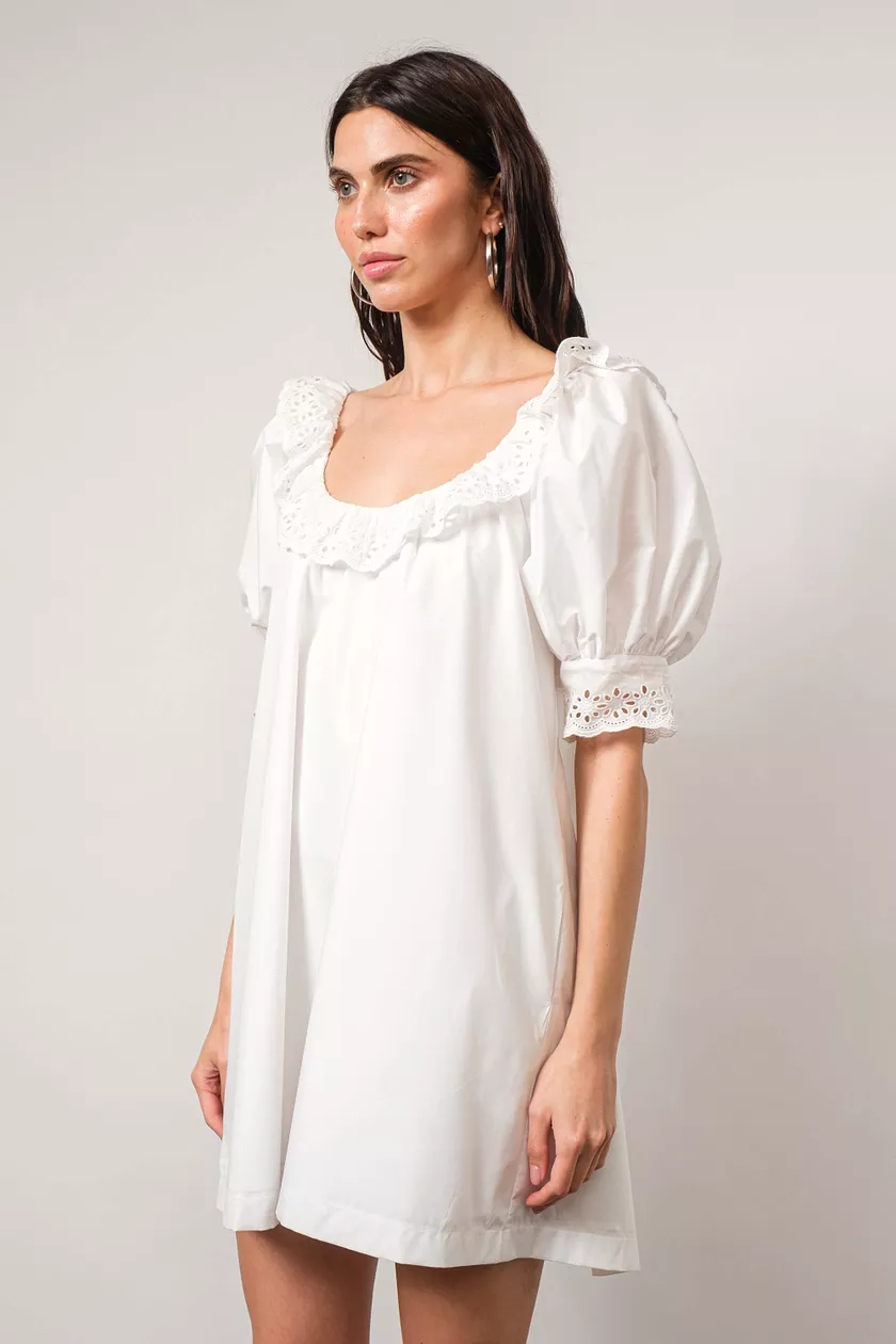 Google SEO result: Shift Dress with Lace Trim