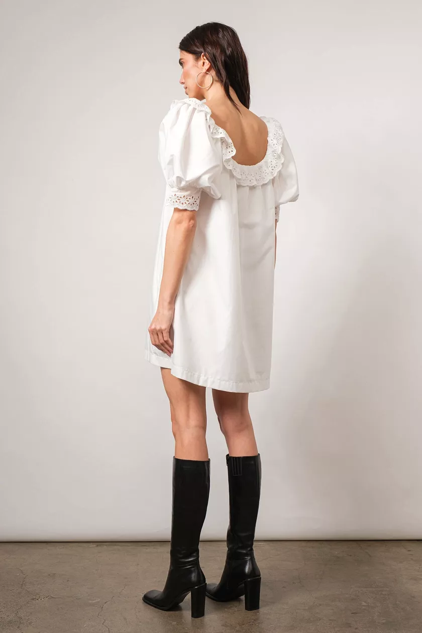 Google SEO result: Shift Dress with Lace Trim