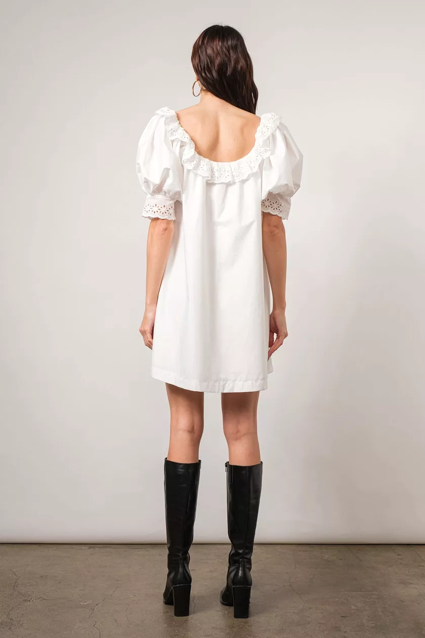 Google SEO result: Shift Dress with Lace Trim