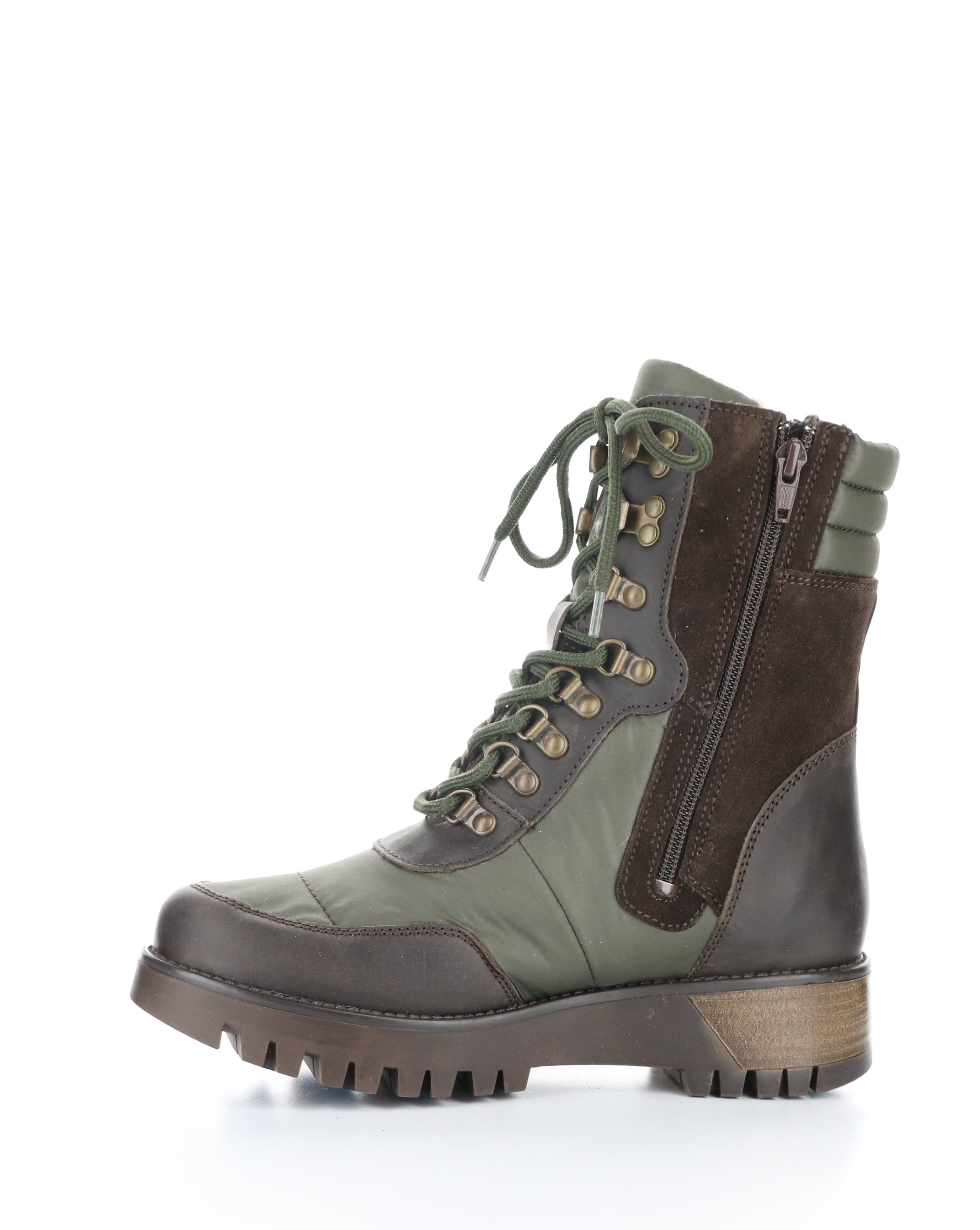 Greer Brown Olive Boots