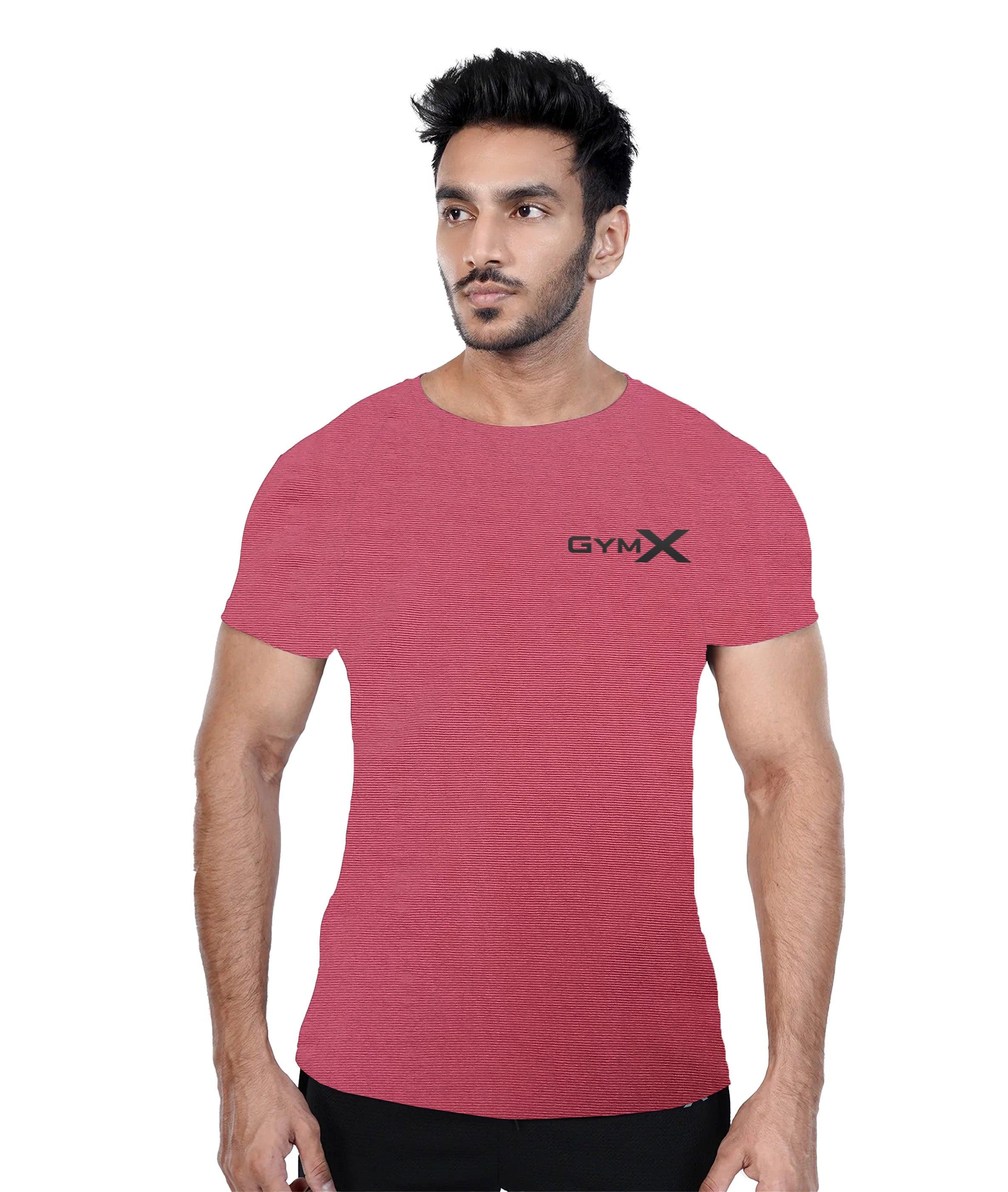 GymX Alpha Prime Pink Tee- Discounted