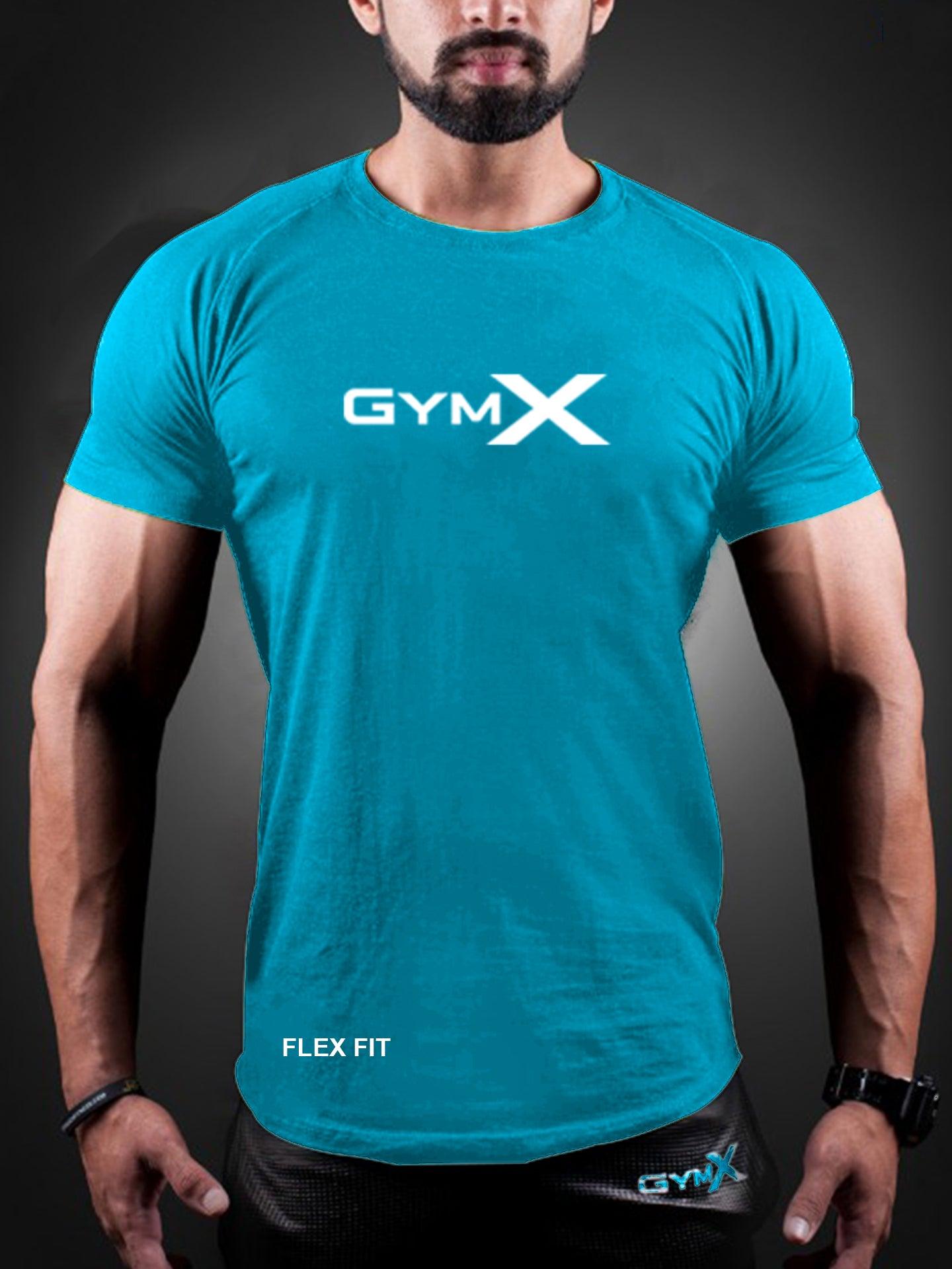 GymX Azure Blue Tee - Discount