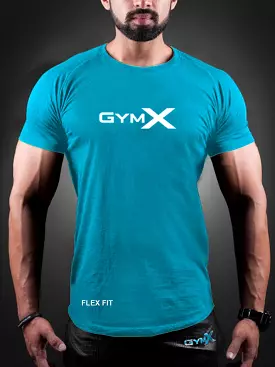 GymX Azure Blue Tee - Discount