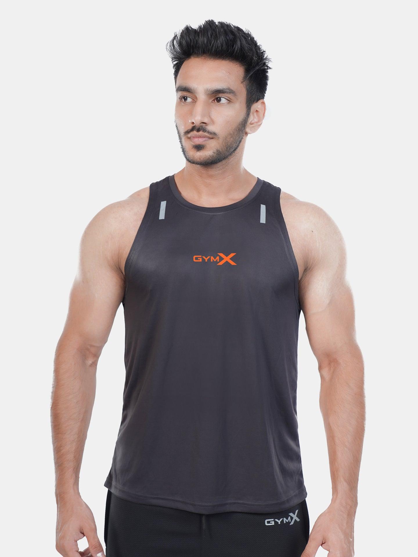 GymX Bullet Grey Tank - Ultra Lite Tank | On Sale