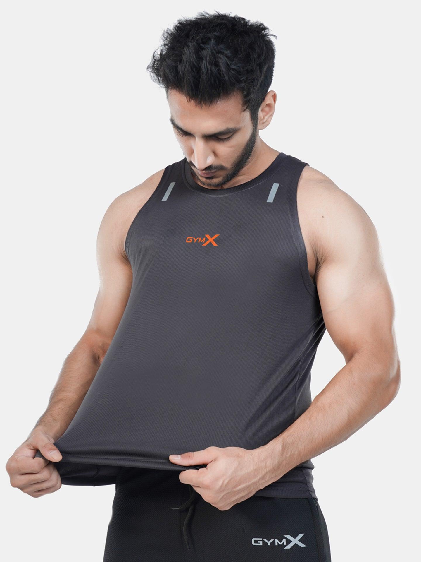 GymX Bullet Grey Tank - Ultra Lite Tank | On Sale