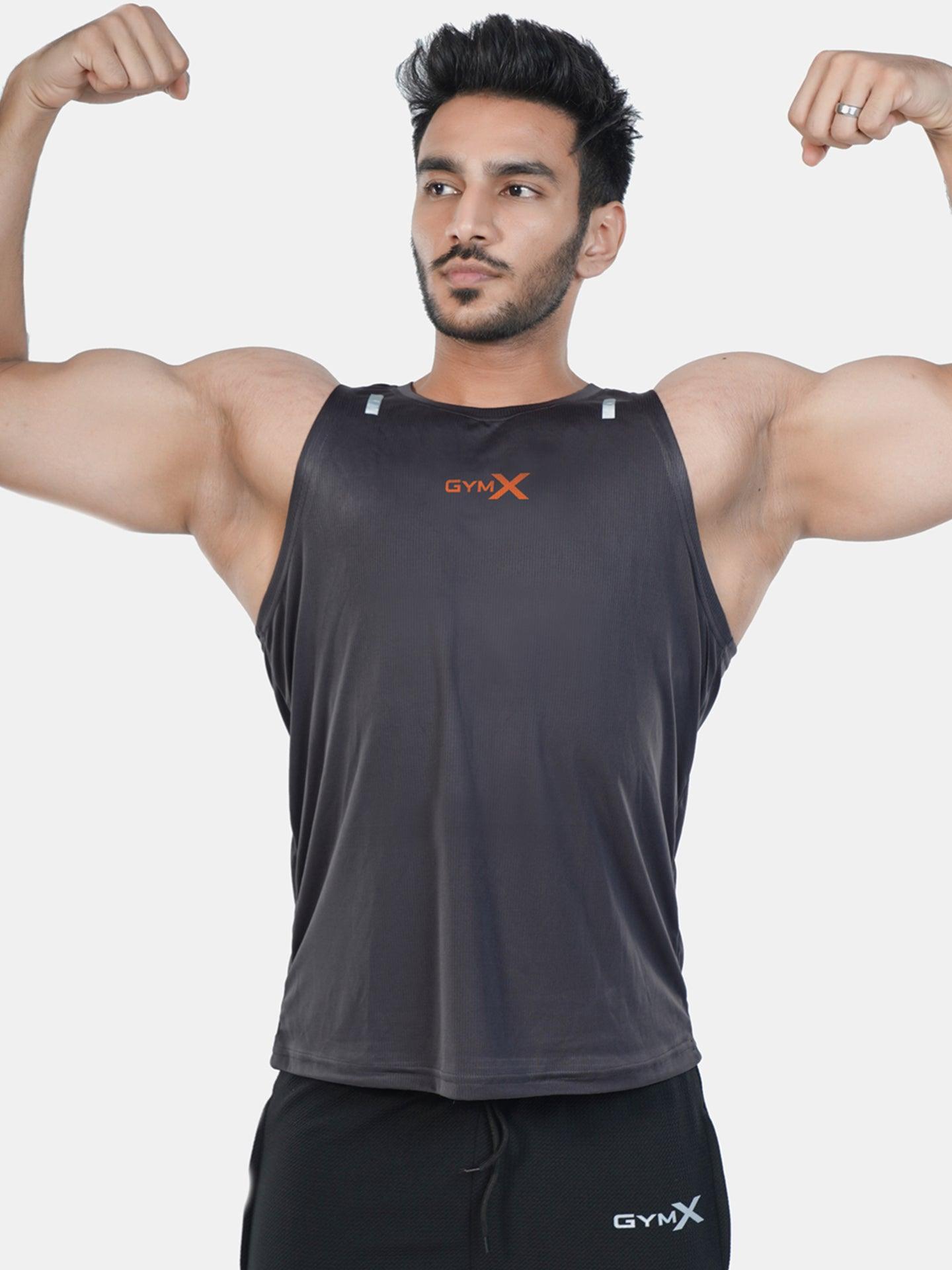 GymX Bullet Grey Tank - Ultra Lite Tank | On Sale