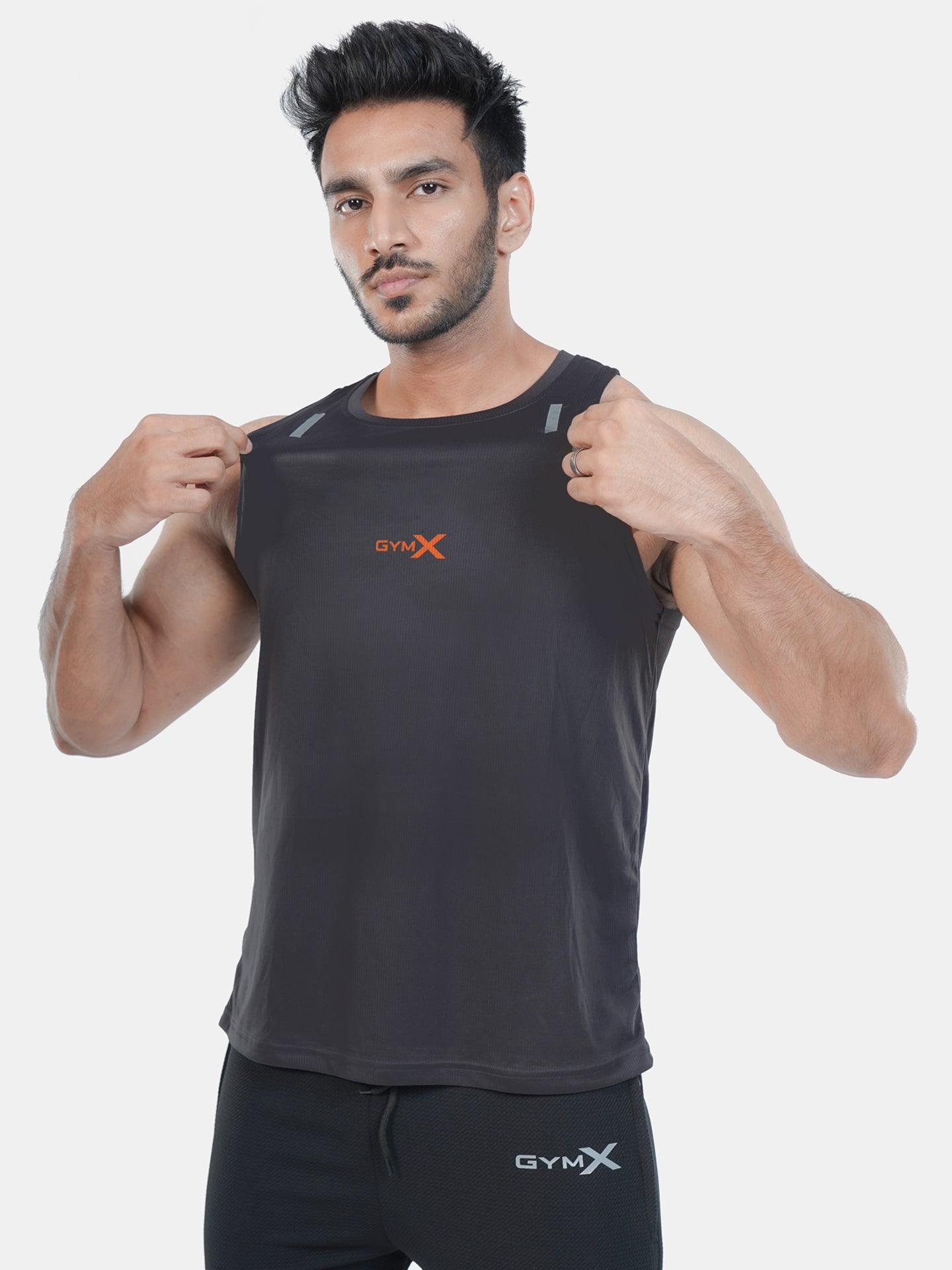 GymX Bullet Grey Tank - Ultra Lite Tank | On Sale