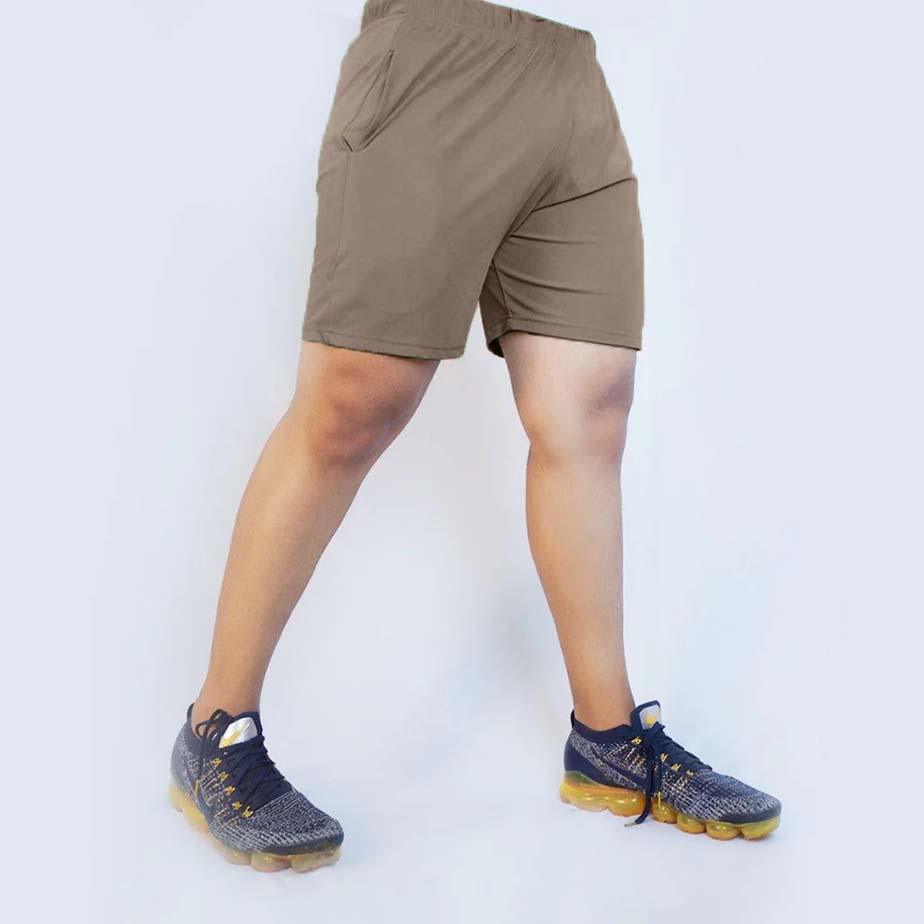 GymX Coffee Beige Shorts - Aesthetics Series Sale