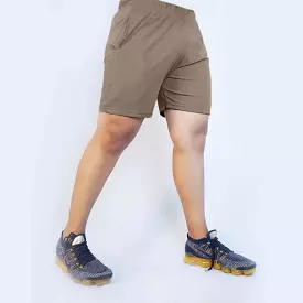 GymX Coffee Beige Shorts - Aesthetics Series Sale