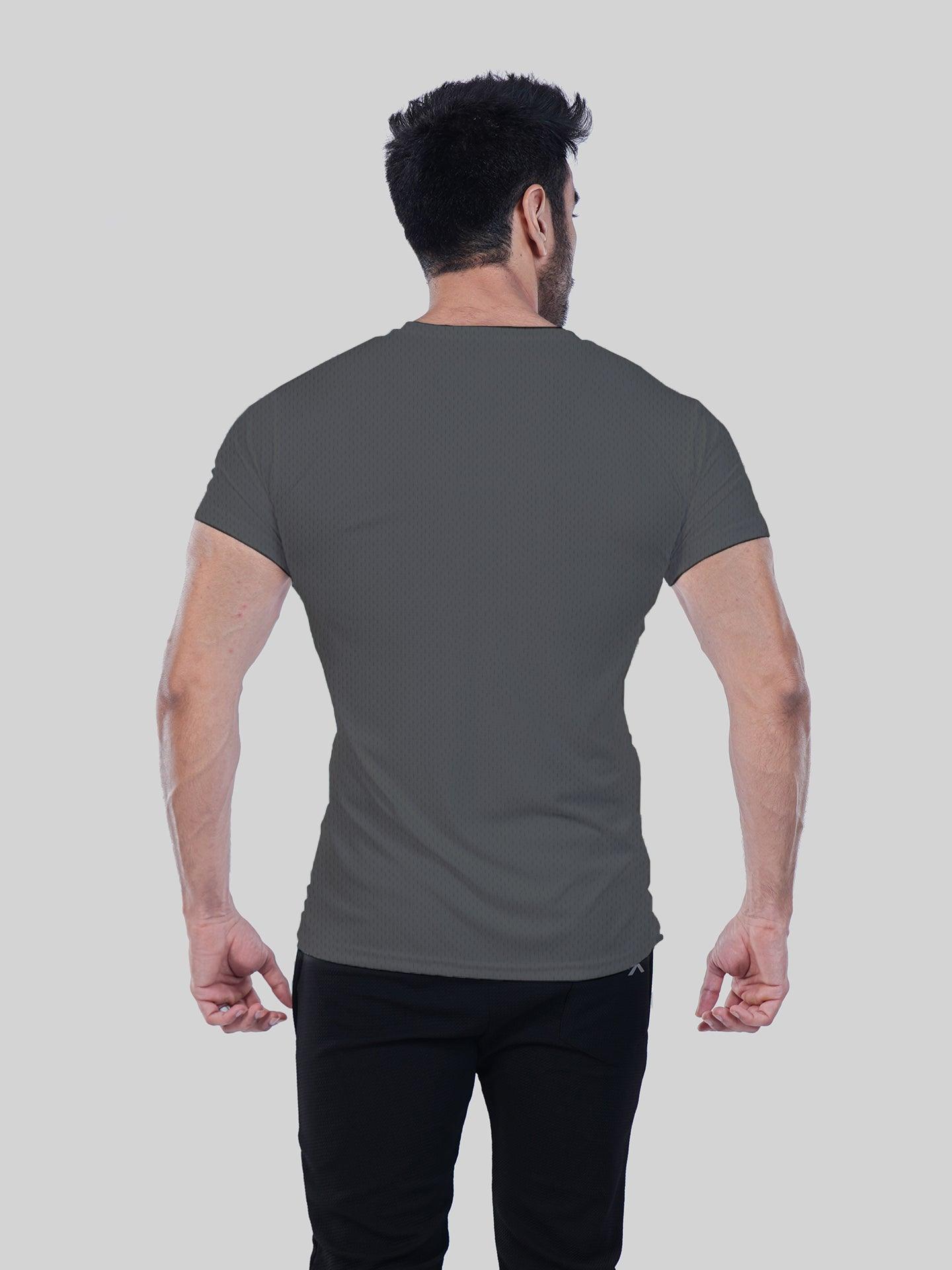 GymX Grey Mesh Tee - On Sale