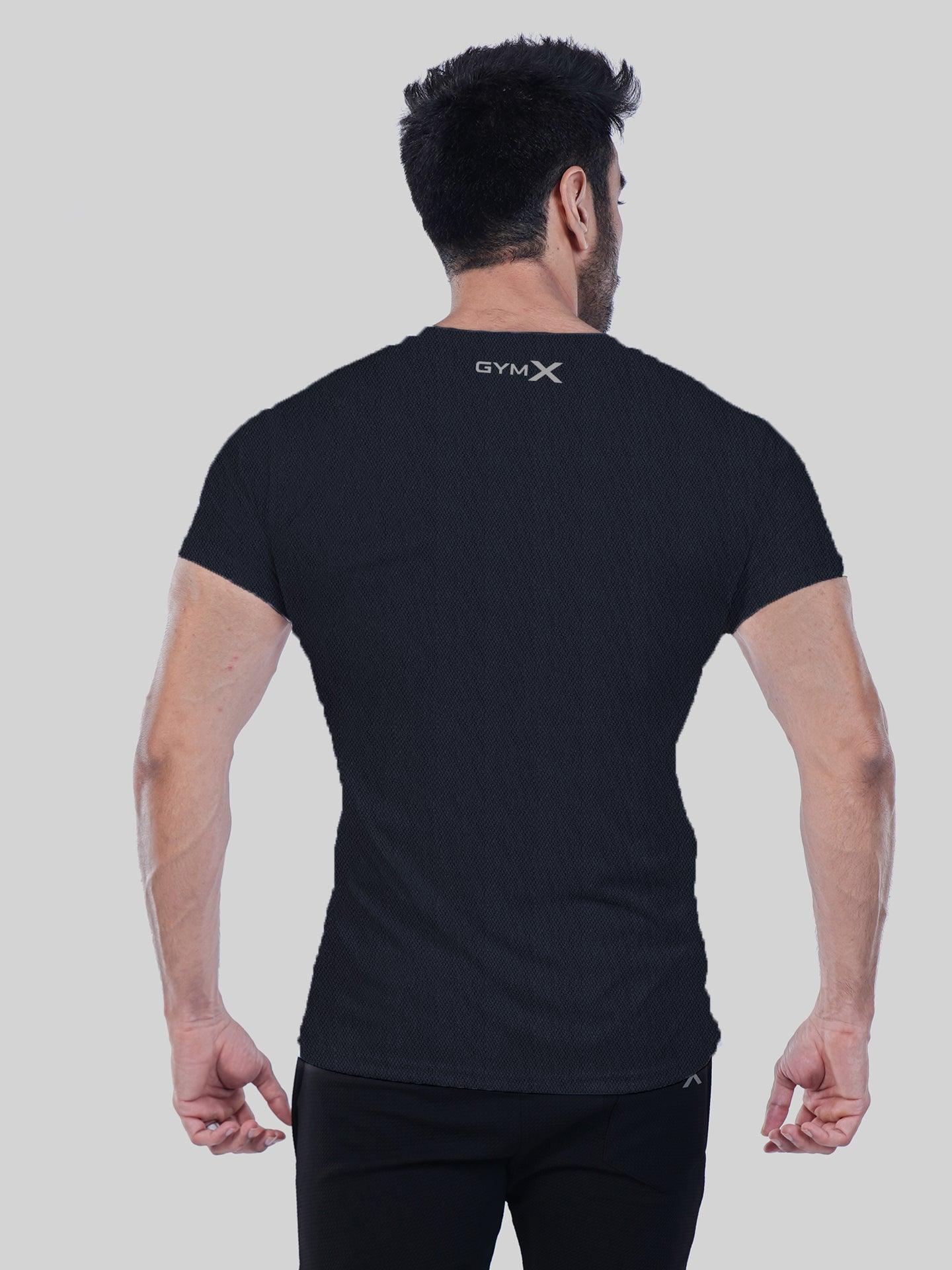 GymX Navy Blue T-Shirt - Discounted Price