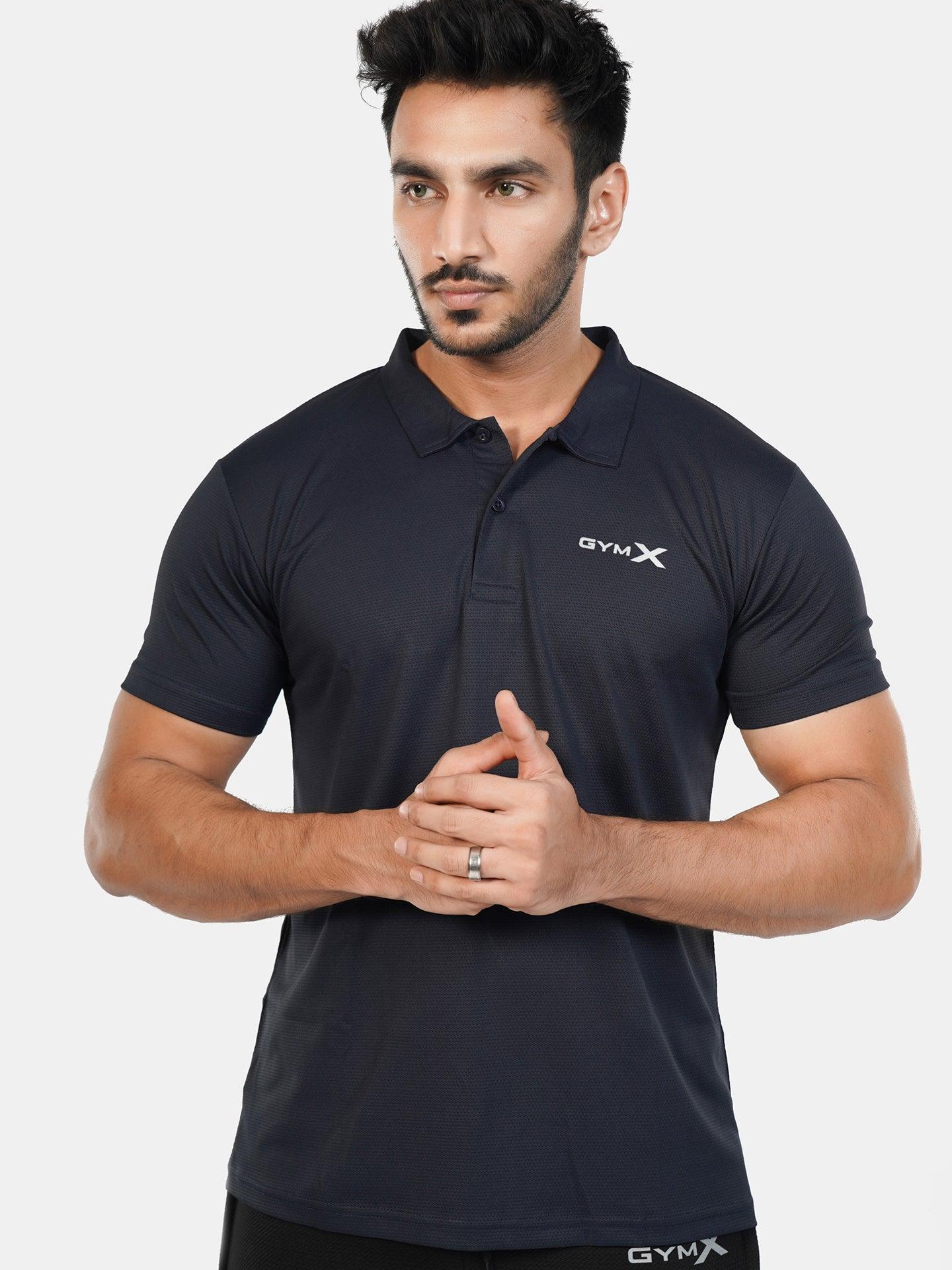 GymX Polo Tech Tee: Infinity Blue -> Blue GymX Polo Tech Tee - Shop Now