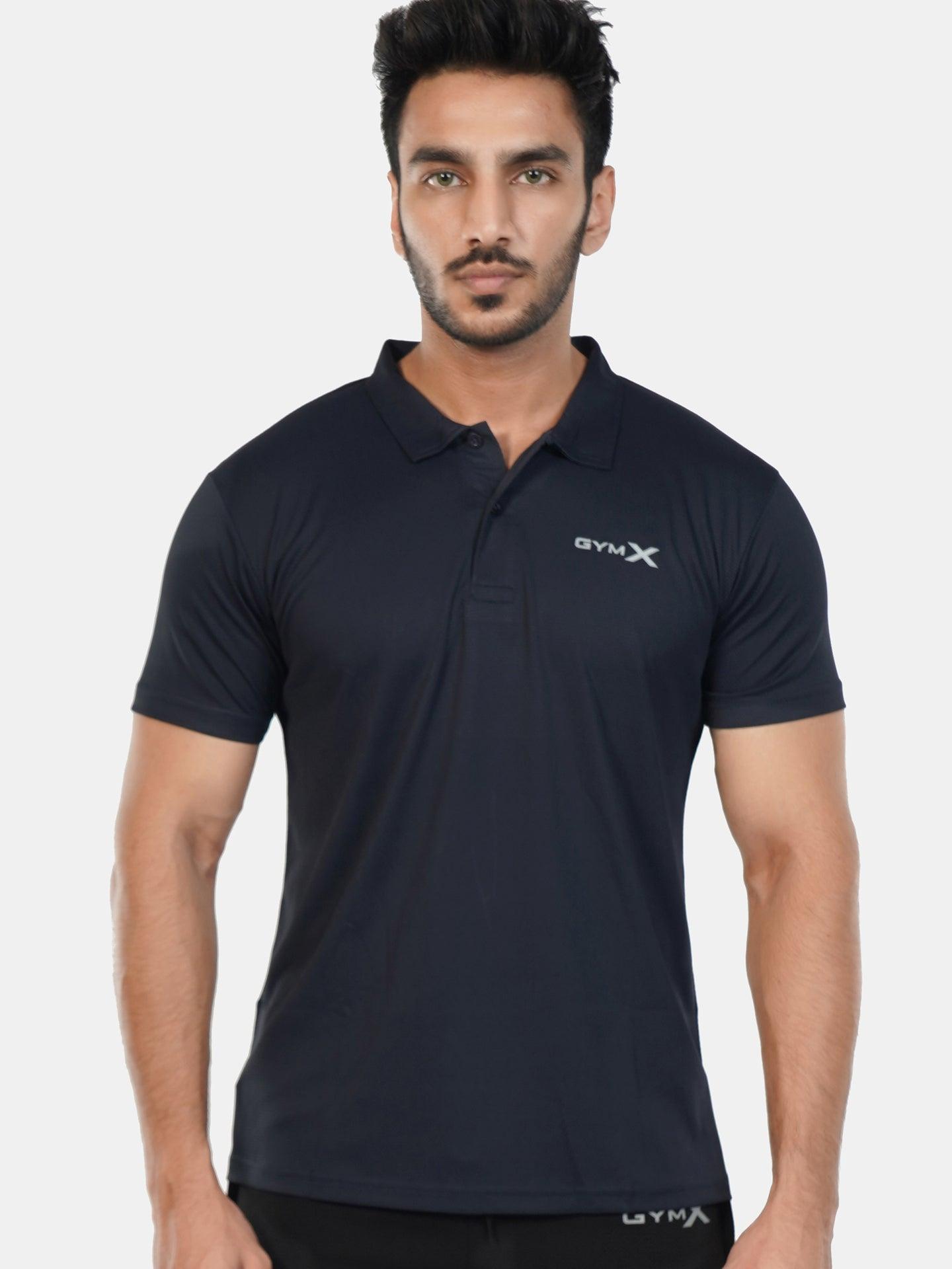 GymX Polo Tech Tee: Infinity Blue -> Blue GymX Polo Tech Tee - Shop Now