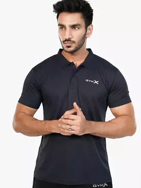 GymX Polo Tech Tee: Infinity Blue -> Blue GymX Polo Tech Tee - Shop Now