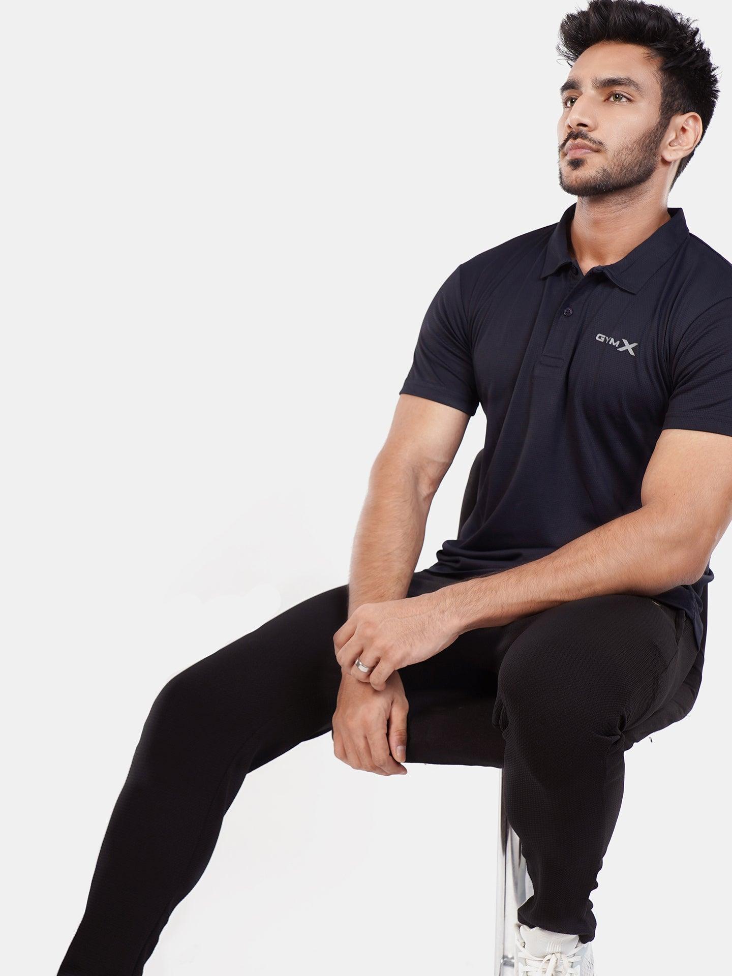 GymX Polo Tech Tee: Infinity Blue -> Blue GymX Polo Tech Tee - Shop Now