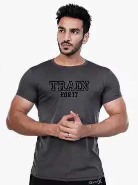 GymX Ultra Lite Grey Tee: Train For Sale