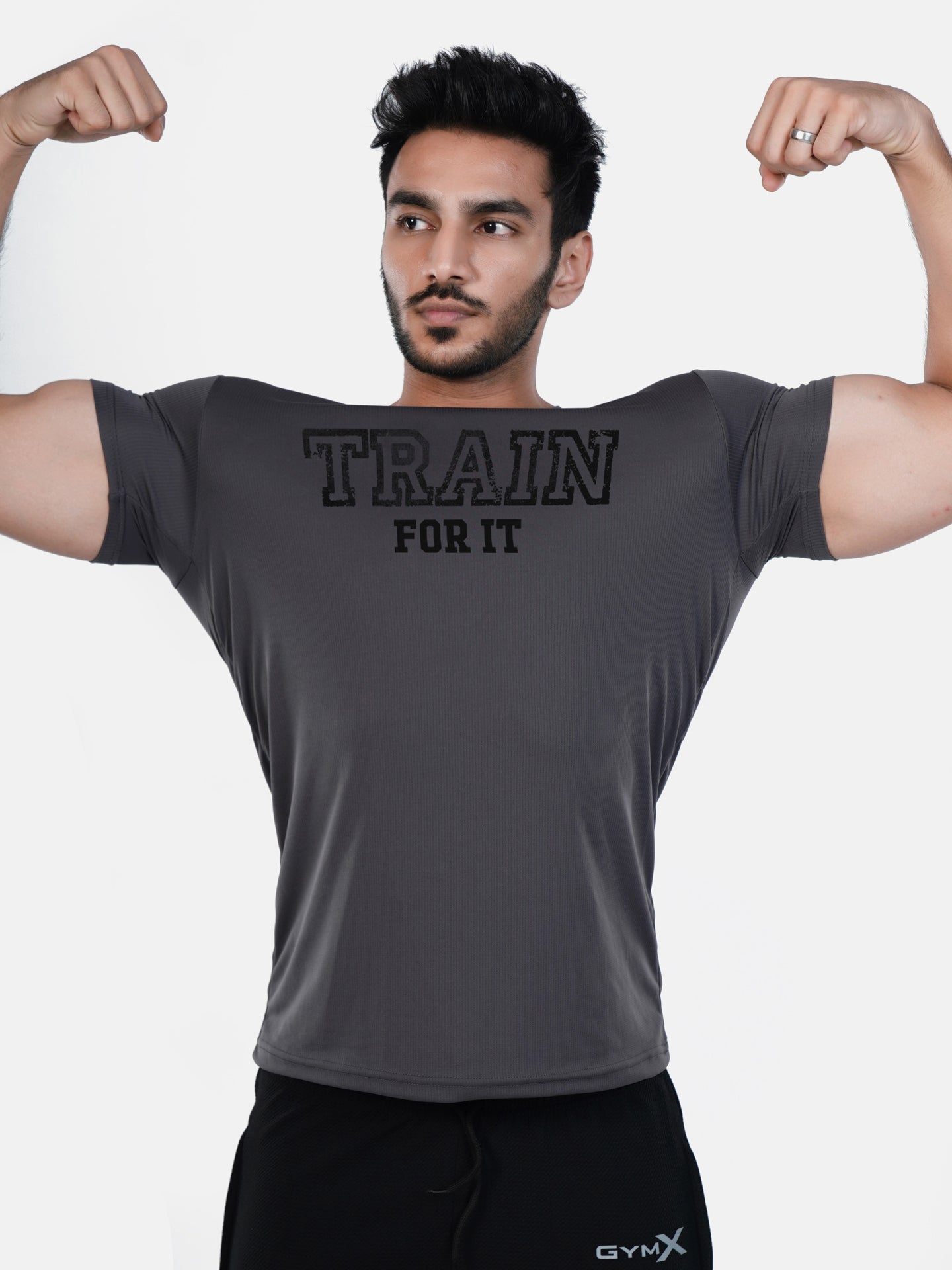 GymX Ultra Lite Grey Tee: Train For Sale