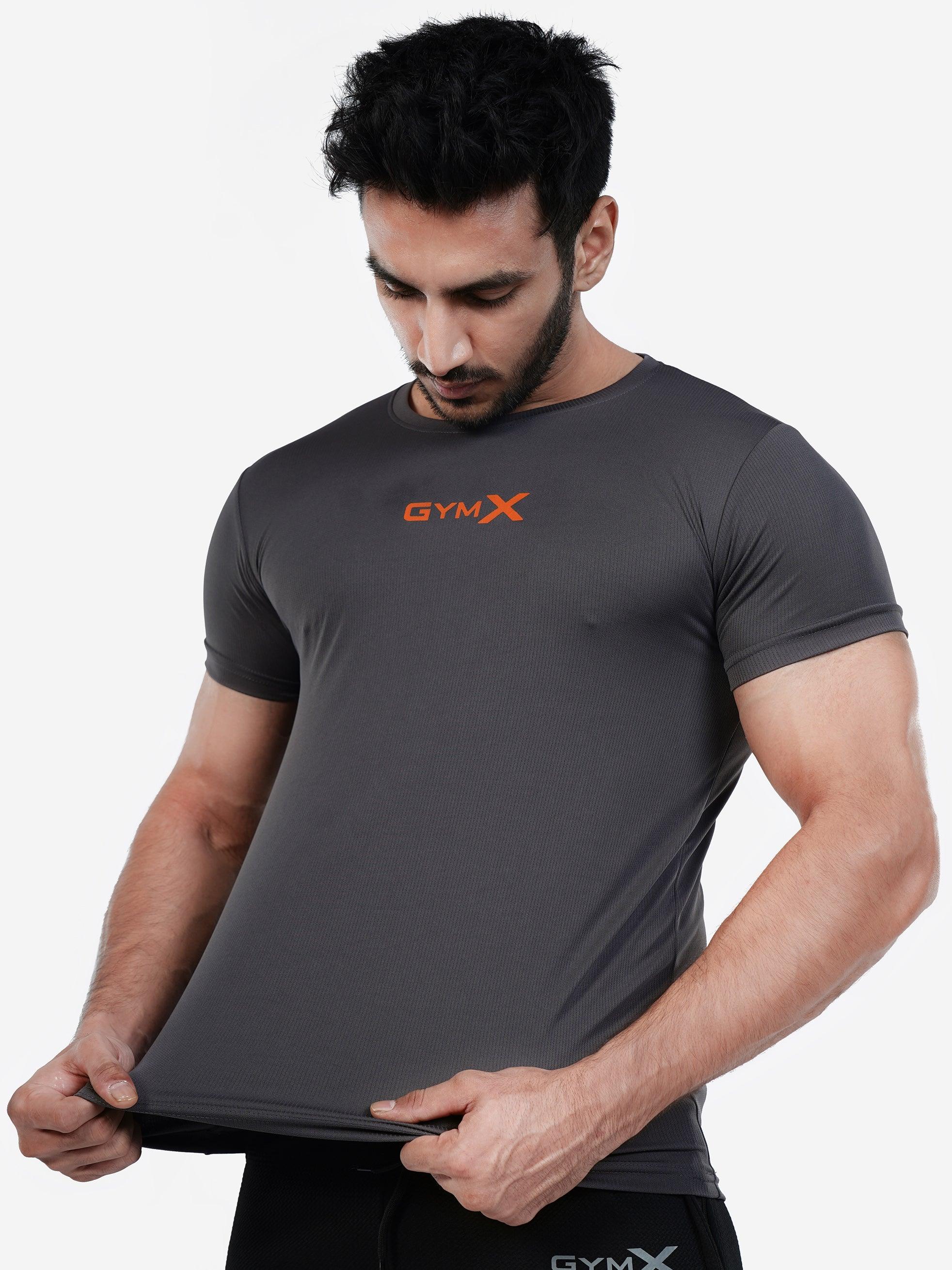 GymX Ultra Lite Tee: Bullet Grey - Discount