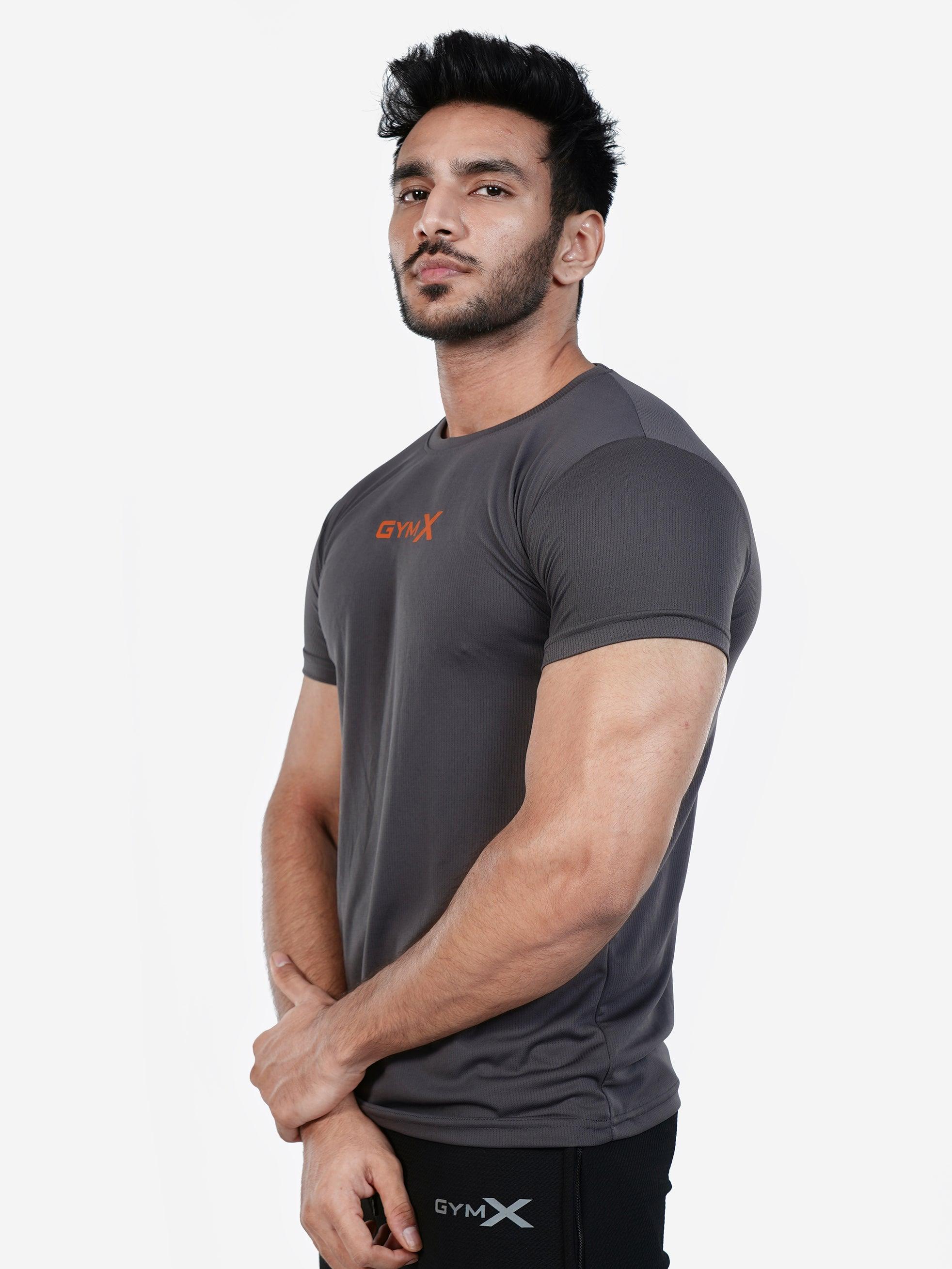 GymX Ultra Lite Tee: Bullet Grey - Discount