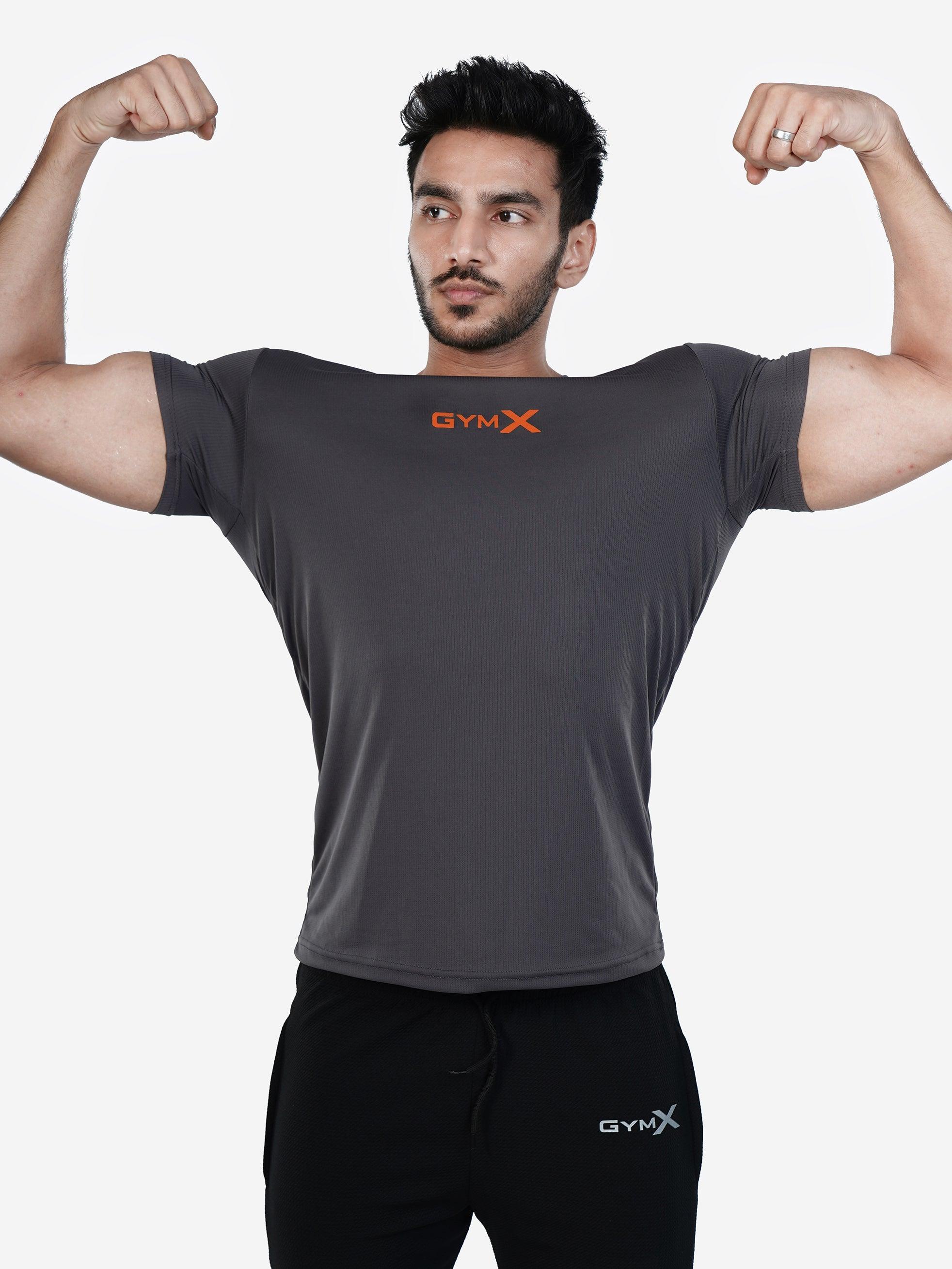 GymX Ultra Lite Tee: Bullet Grey - Discount