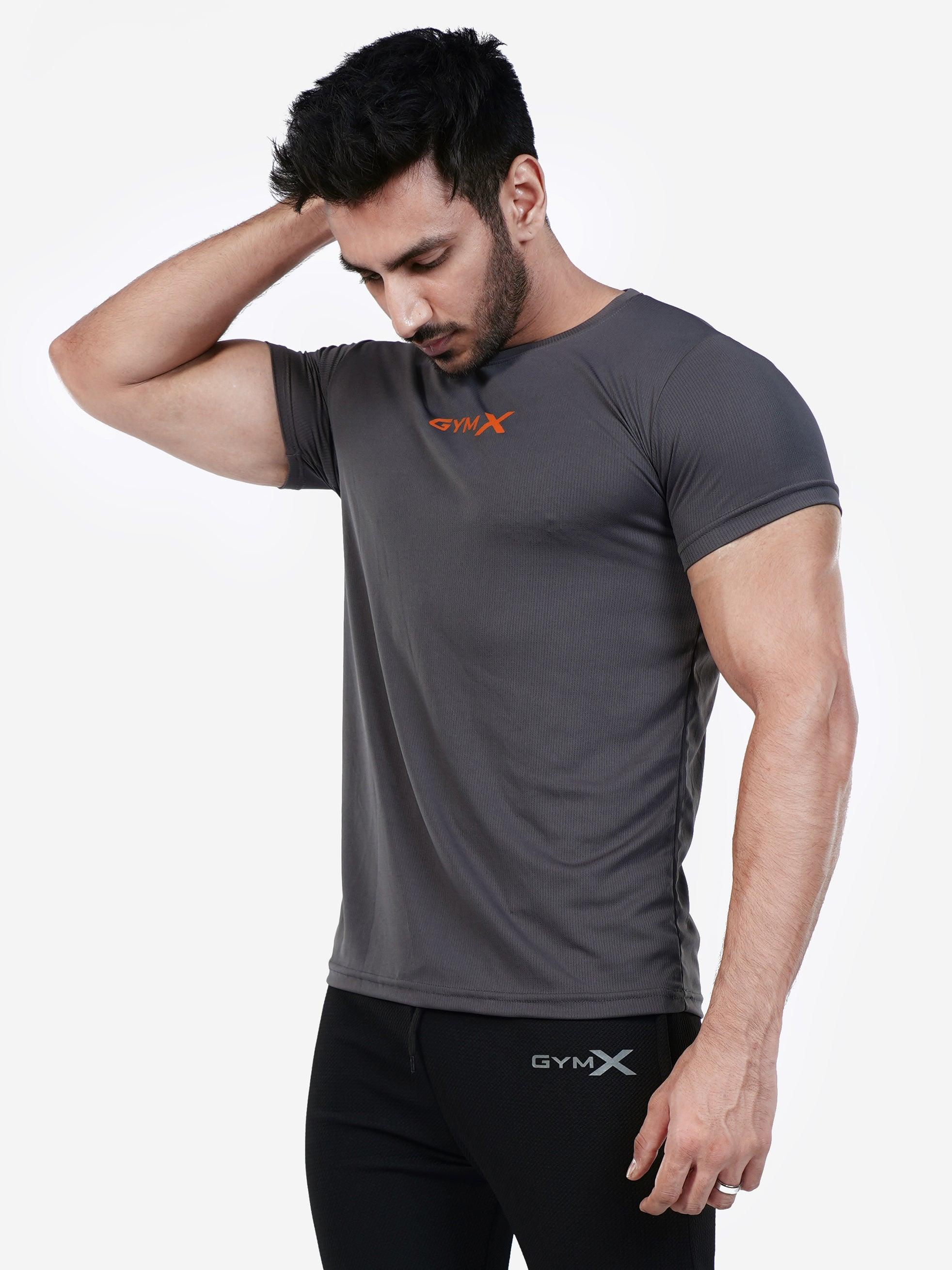 GymX Ultra Lite Tee: Bullet Grey - Discount