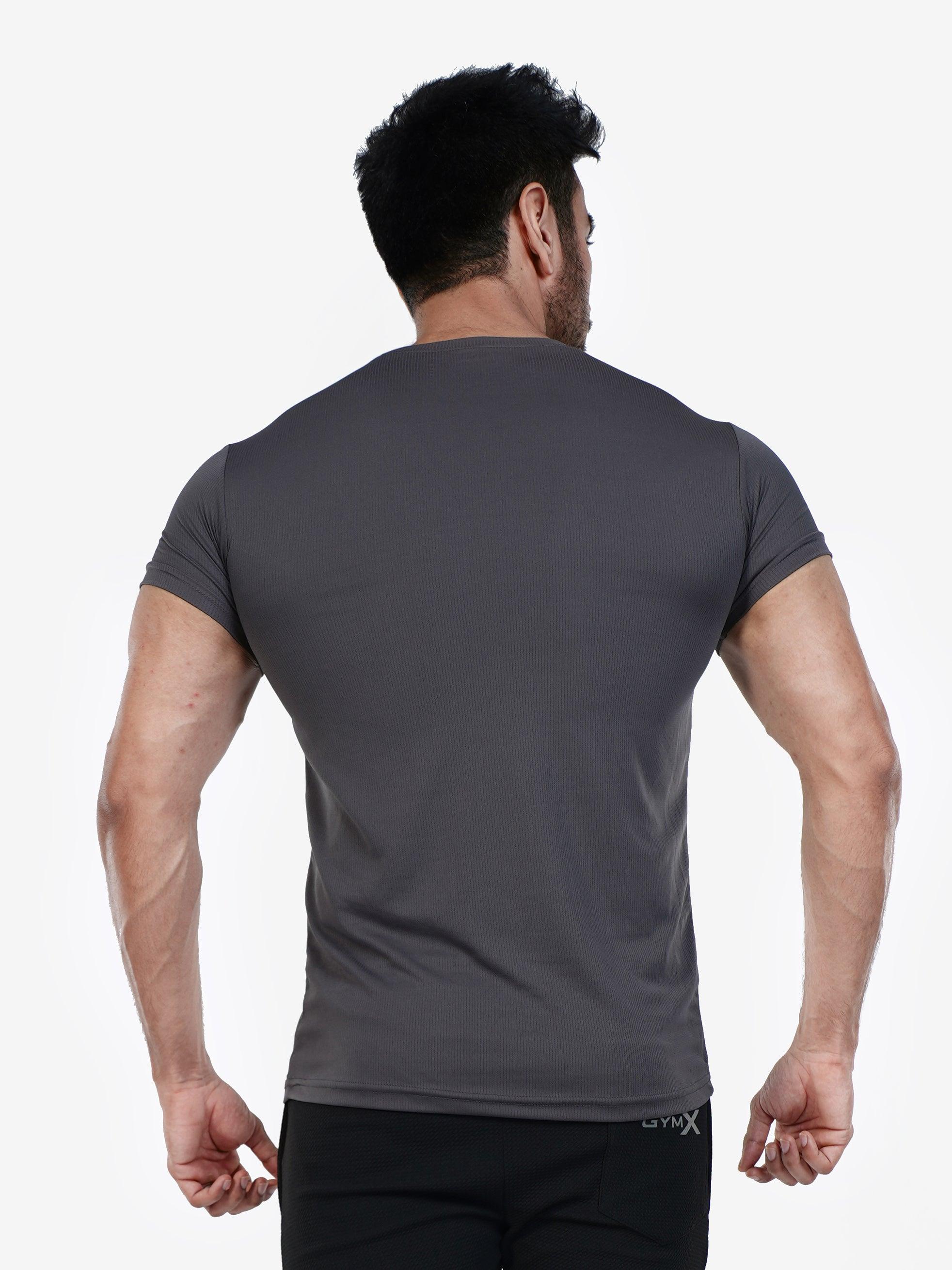 GymX Ultra Lite Tee: Bullet Grey - Discount