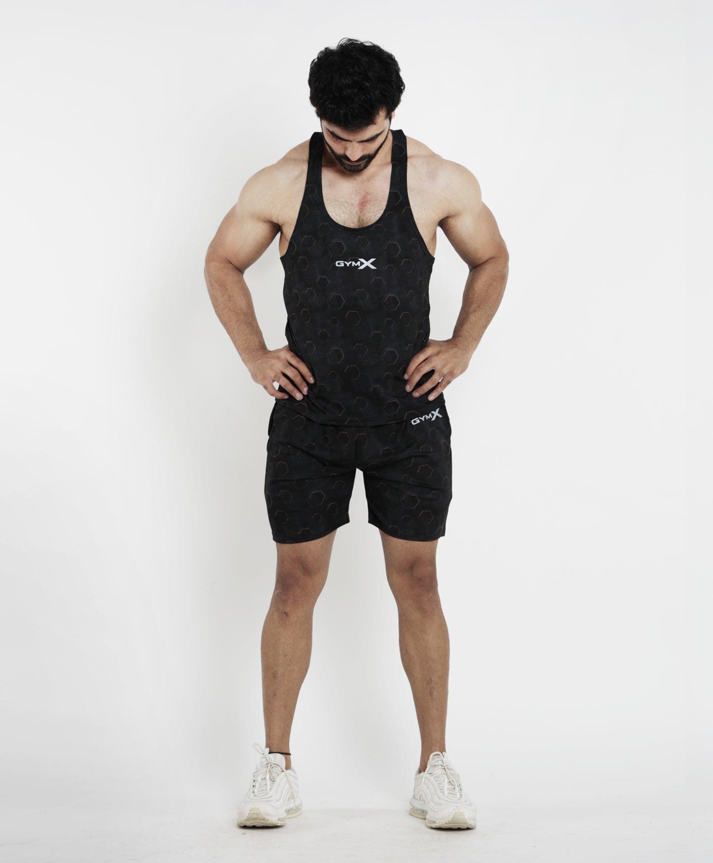 Hexagonal Camo stringer - 4 way stretch - Sale