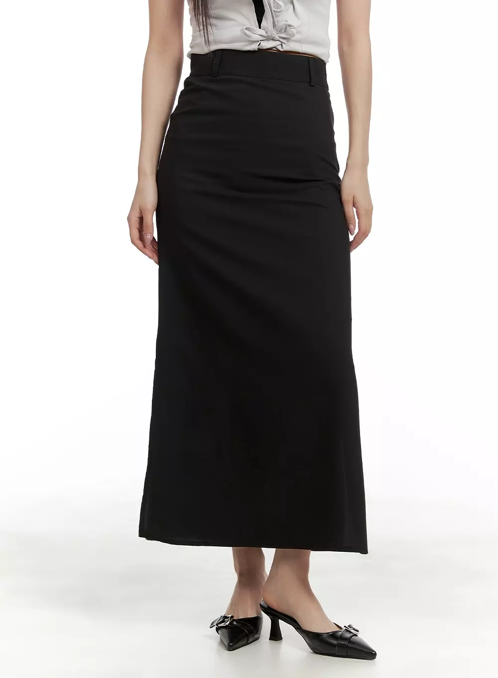 High-Waisted Maxi Skirt - CA409