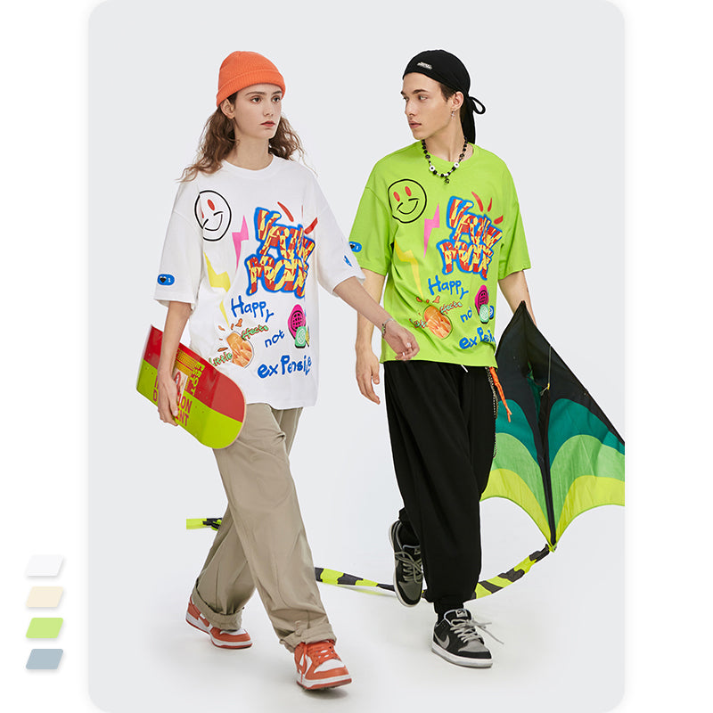 Hip Hop Oversized Printed Tshirt