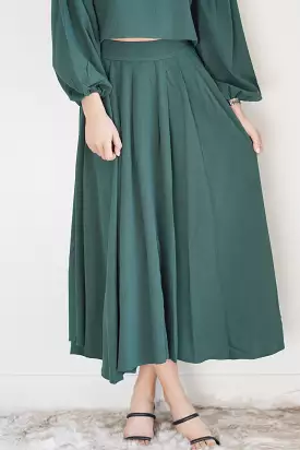 Holly Hunter Green Midi Skirt - Buy Now.