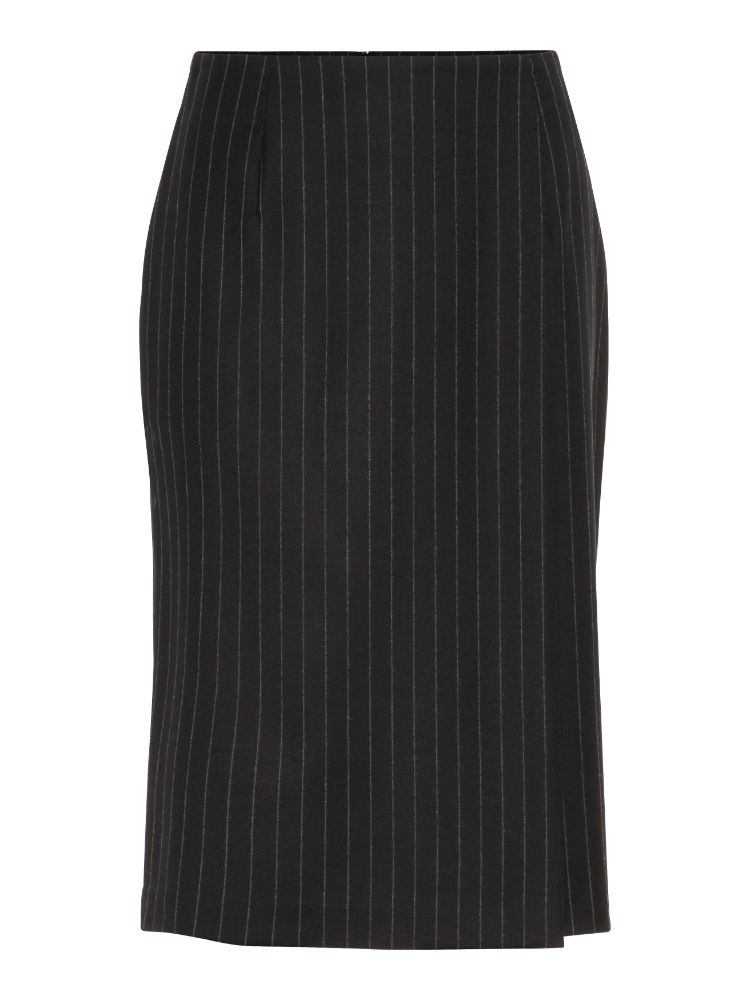 J.Lindeberg Women's Black Stripe Wool Pin Skirts