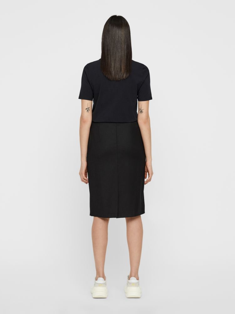 J.Lindeberg Womens Silva Wool Black Pin Skirt