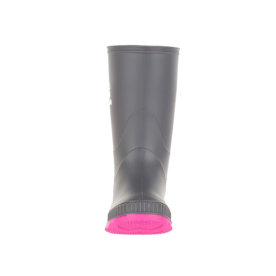 Kamik Charcoal Magenta Youth Rain Boot