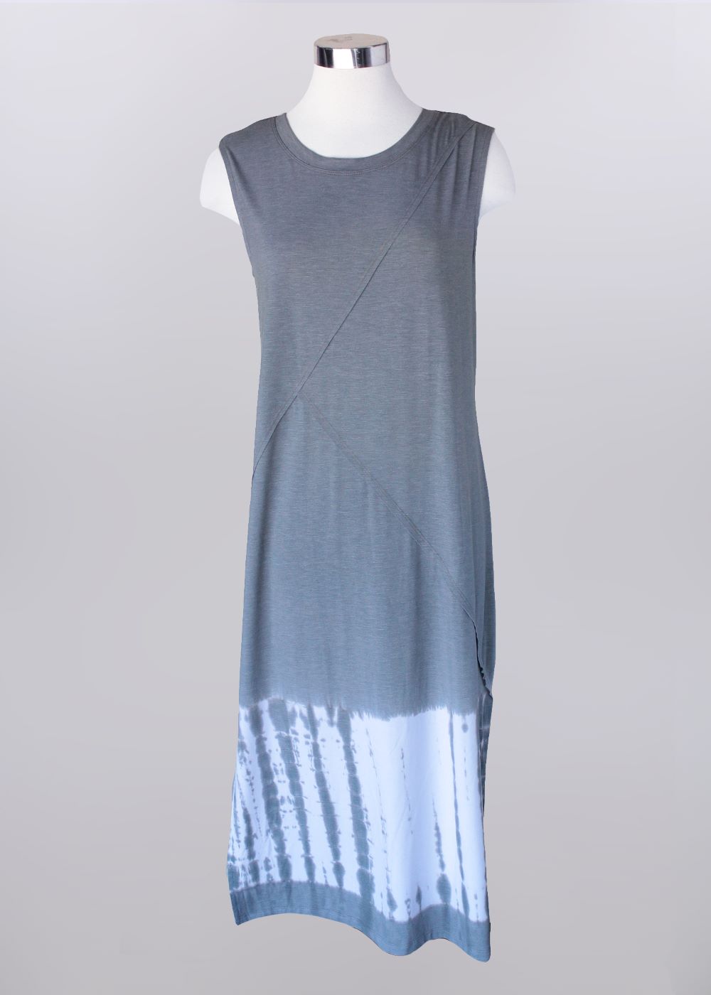 'Keren Hart' Sleeveless Shift Dress - Grey for Women