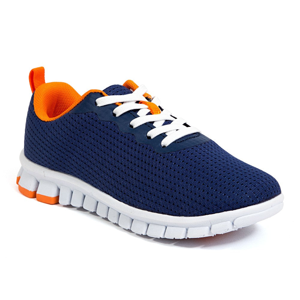 Kids Haskell Jr. Navy Orange Shoes