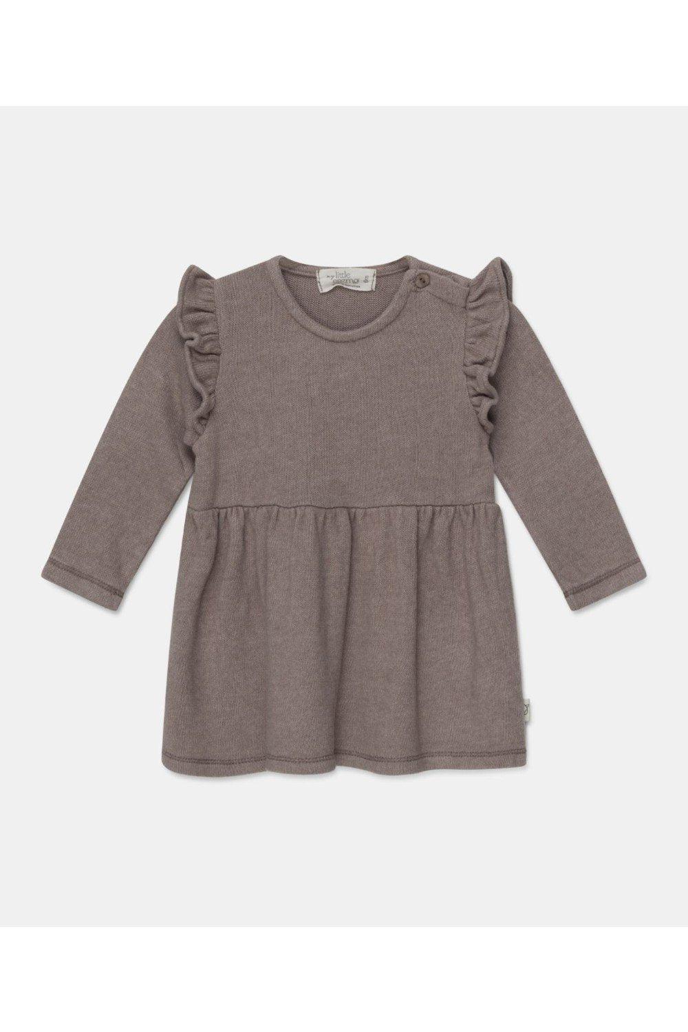 Knit dress on sale: 60% discount on taupe color