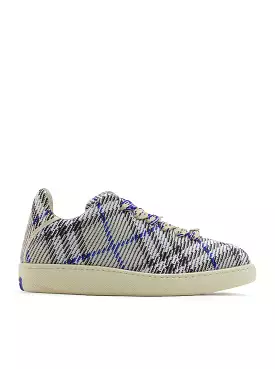 Knitted Check Box Sneaker.