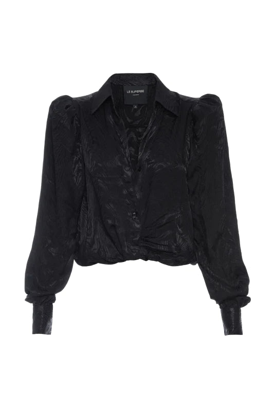 Leo Twist Front Blouse - Discover the Superb Twist Front Blouse in Leo Pattern