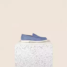 Light Blue Suede Lisa Sneaker Loafer