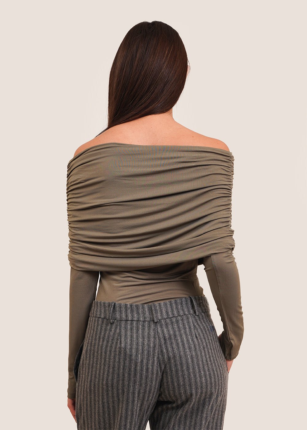 Light Khaki Picara Top - Shop Now