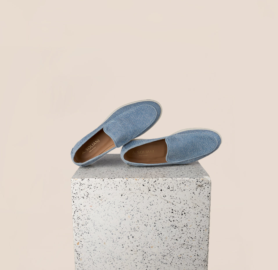 Lisa Sneaker Loafer, Denim Suede, Buy Now