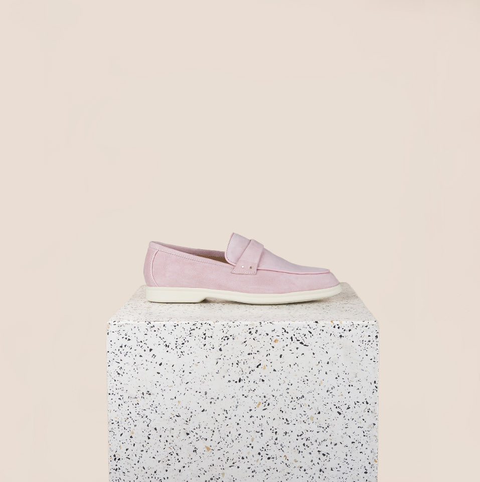 Lisa Strap Sneaker Loafer - Peony Suede Clearance - Limited Stock