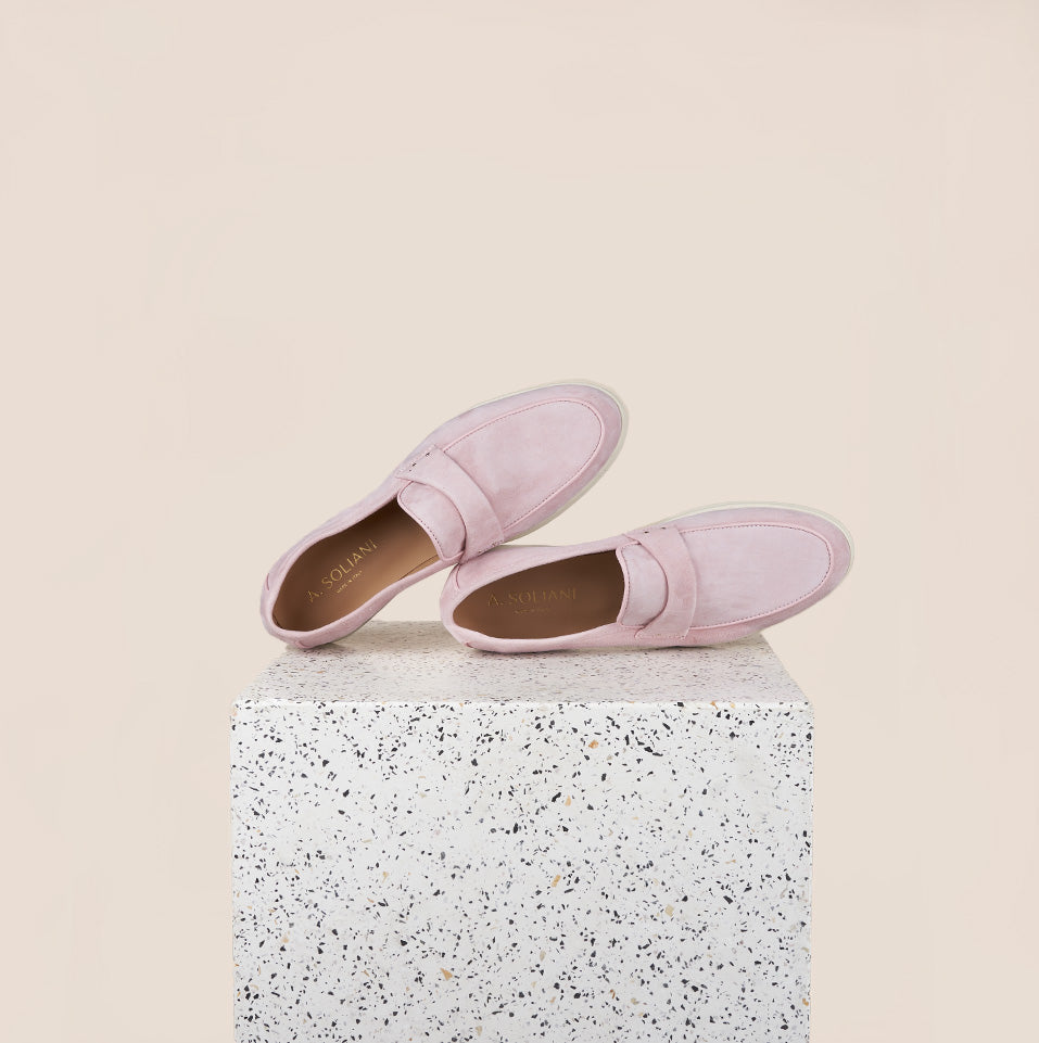 Lisa Strap Sneaker Loafer - Peony Suede Clearance - Limited Stock